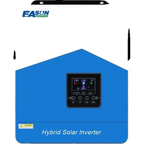 Onduleur Solaire Hybride, Écran LCD Convivial, Fonctionnalités de Sécurité Avancées, SMH 4.2KW WIFI (1/2)