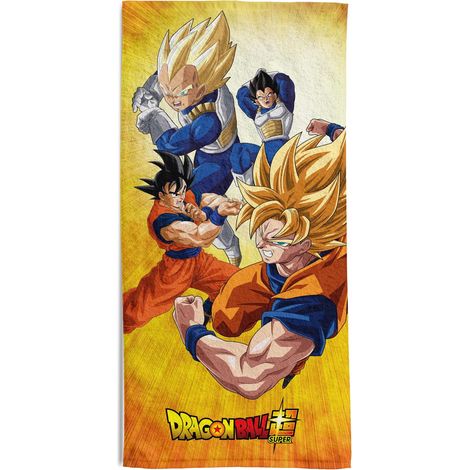 hermet, Telo Mare Dragon Ball, 70x140 cm, Asciugamano da Spiaggia o Piscina, 100% Morbido Cotone, Pratico e Leggero (1/3)