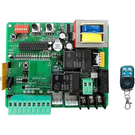 Carte de commande moteur 220V pour portail coulissant, module Tuya, télécommande 433mhz (1/5)