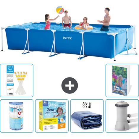Rechteckiger Frame Pool - 450x220x84 cm - 7-teilig S50