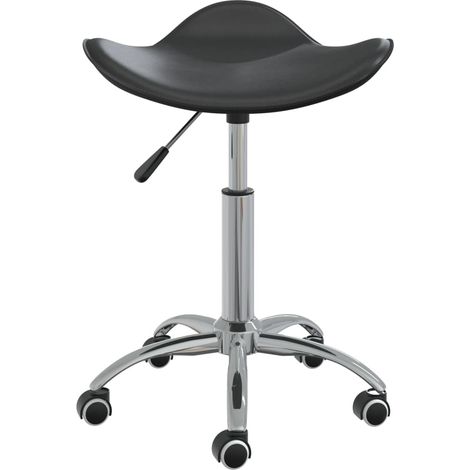 vidaXL Sedia da Ufficio Nera in Similpelle
