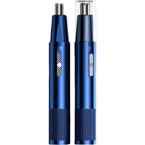 Tondeuse pour poils de nez pour hommes et femmes, tondeuse pour poils d\'oreilles et de nez rechargeable indolore 2 en 1