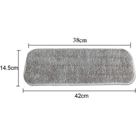 Serpilliere Microfibre - 4 Pièces - Pour Balai Vaporisateur - Lavable - Absorbante - Adhérence Renforcée (1/4)