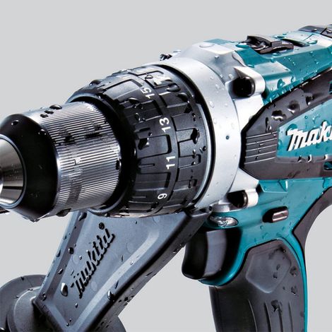 Makita – Perceuse visseuse à percussion 18V DHP458F1 – Moteur Brushless – Couple élevé 21 positions – Technologie XPT pour environnements difficiles — vue 5