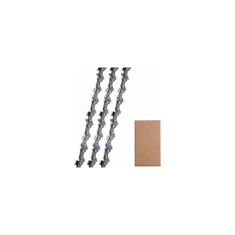 Set mit 3 Kettensägenketten mit niedrigem Rücklauf, 3/8LP, 52 Glieder, 1,1 mm, 35 cm, kompatibel mit Bosch AKE 35 S, AKE 35-19 S, Einhell, Husqvarna, Makita, Dolmar, Oregon und anderen. – Crezuo