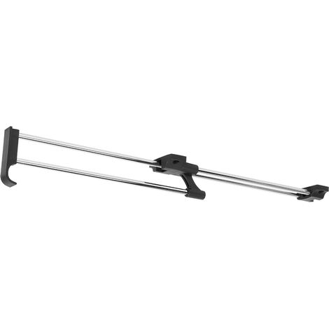 Tige de penderie extensible coulissante 30cm, tringle d'armoire réglable, support de rangement pour vêtements. (1/5)