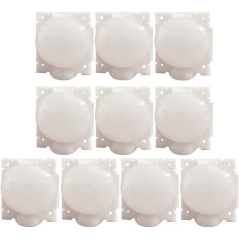 10 boules de propagation haute pression pour le greffage de semis Case White - AquaForge (1/5)