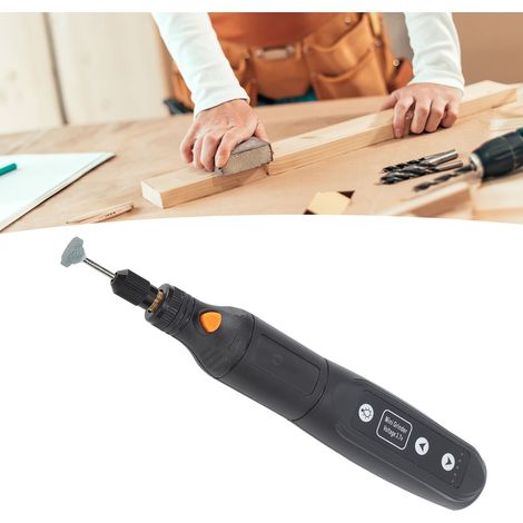 Meuleuse électrique rechargeable 3,7 V avec batterie amovible, petite meuleuse électrique, perceuse, polisseuse, machine à meuler, machine à graver soi-même, meuleuse électrique à batterie au lithium. (1/5)