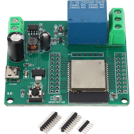 Relais WiFi Bluetooth BLE 1 Voie Interrupteur Intelligent AC 90-250V Module Sans Fil (1/5)