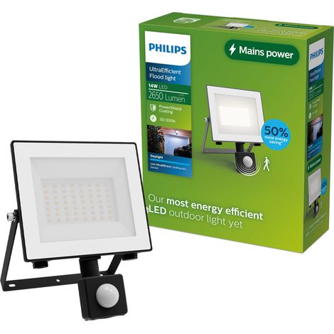 Philips Lois Proyector (Negro) con Sensor de movimiento Luz blanca fría - 15W (1/5)