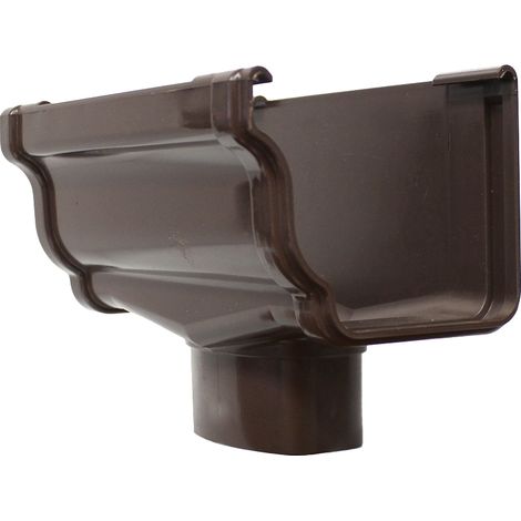 Naissance centrale BI-SYSTEM PVC BEST carrée - marron - First Plast