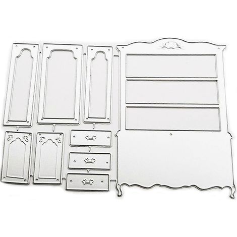 Stanzformen für Schränke aus Metall, Schablone zum Selbermachen von Scrapbooking-Alben, Papierkarten, Prägeformen, Basteldekorationen
