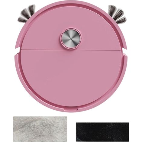 Aspirateur Robot Automatique Automatique, Intelligent et Rechargeable  Robot Aspirateur Automatique Pour Tapis Pour Maison Salon Chambre Cuisine Balcon Sol Carrelage Tapis Poils D'Animaux (1/5)