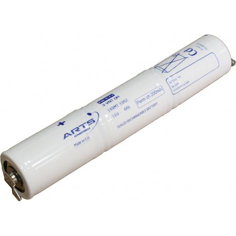 Batterie Ni-Cd 3,6V 4Ah 3VTD Bâton Clip Saft (131176N)