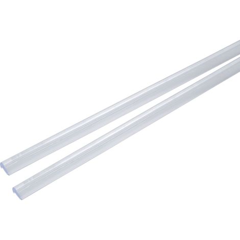 Door-Strip, strisce salvaporta adesive, 2 pz - 2 x 65 cm - Trasparente