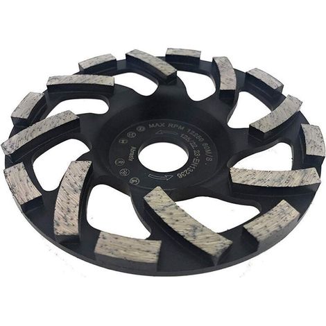 Qualité Professionnelle Disque Diamant à Meuler Abrasivement 125 x 22,2 mm diamant meule,de (1/4)
