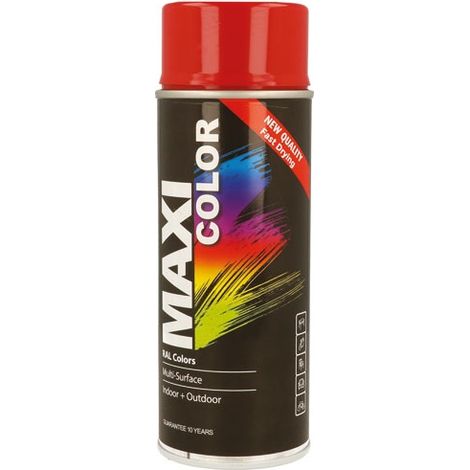 Peinture Spray Ral 3000 Rouge Feu Aérosol Rouge Feu Brillant, Séchage Rapide - European Aerosols B V