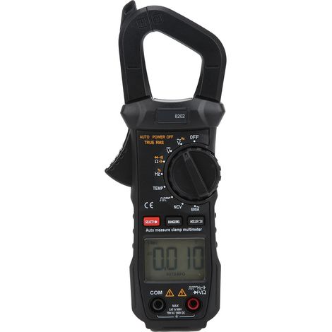 Pince ampèremétrique numérique ET8202, multimètre automatique AC750V DC1000V, test capacité, RMS réel, écran LCD haute précision (1/5)