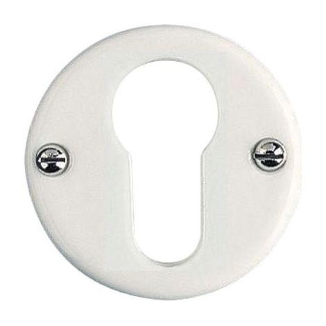 Rosace porcelaine ø 50 mm - Modèle : Clé L - MERIGOUS