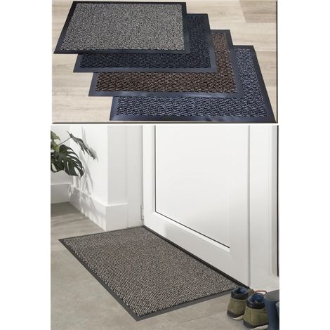 Paillasson en Moquette avec Caoutchouc antidérapant et imperméable pour extérieur et intérieur (1/5)