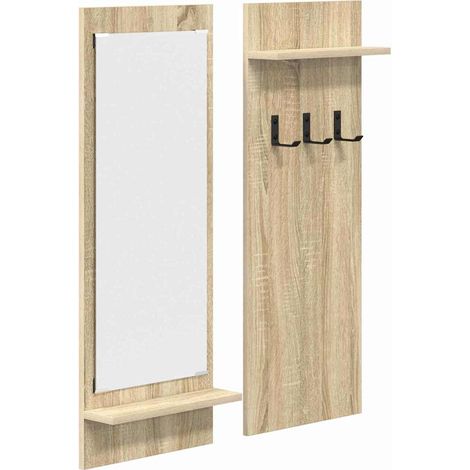 Maison Exclusive - Wandmontierter nachttisch Sonoma-Eiche 70 x 10