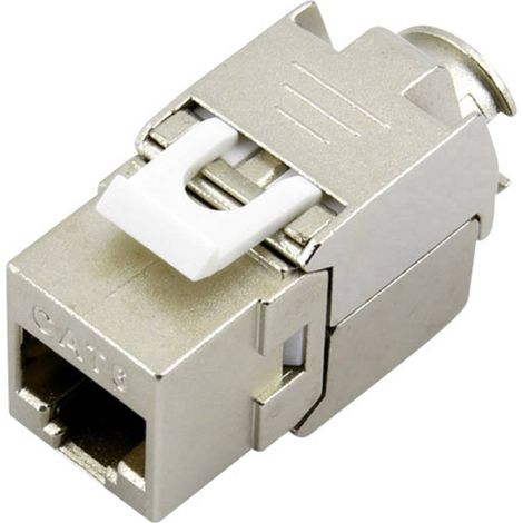 TRU COMPONENTS Connettore RJ45, CAT 6 93038C368 Giunto dritto Numero di poli 8 Metallo 1 pz. (1/2)