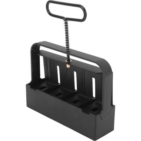 Moule à blocs de terreau avec poignée ergonomique en alliage d'aluminium et 4 alvéoles pour le semis. (1/5)
