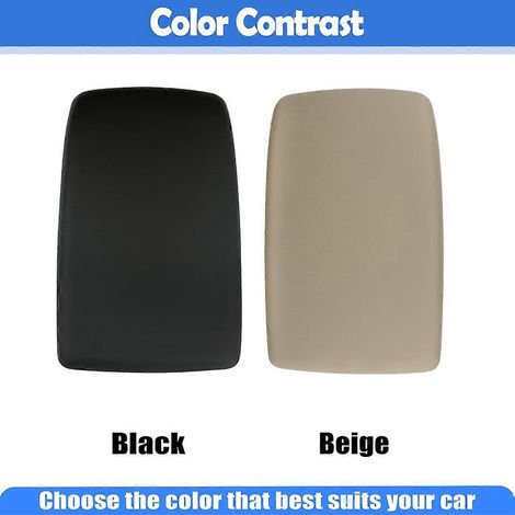 Revêtement d'accoudoir pour Toyota Highlander et Kluger (modèles 2008-2013), cuir PU, pièce de rechange pour console centrale, beige, référence 58905-48010 (1/5)
