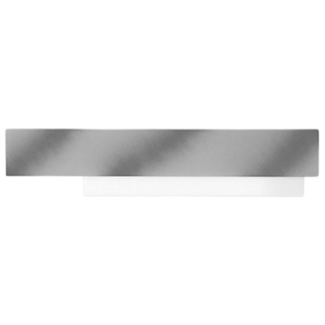 Doha - Applique LED 25W, aluminium blanc et acier, 3000K, 2110lm, design linéaire intérieur, 70x15cm, IP20
