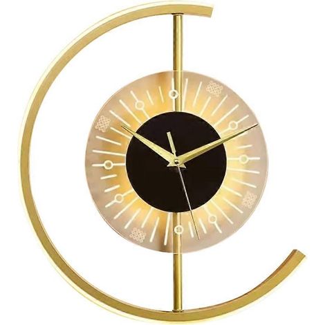 Moderne LED-Wandleuchte im nordischen Design, innovative Hintergrundgestaltung, LED-Wandleuchte aus Metall und Goldeisen (1/5)