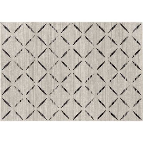 Tapis Déco Tissé "Modesto" 140x200cm Naturel (1/3)