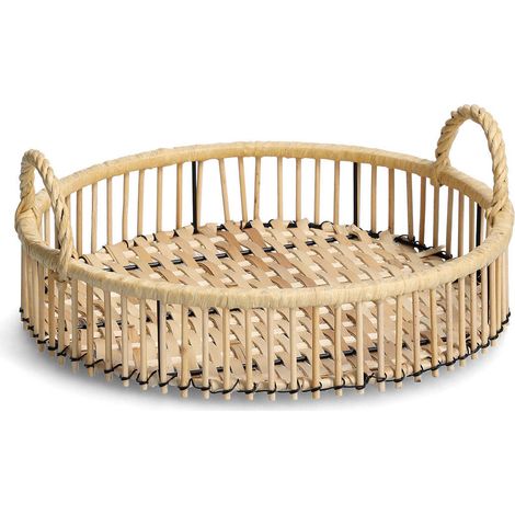 Deko-Tablett RATTAN, Ø 32 cm, ZELLER (1/3)