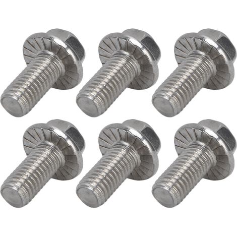20 Stück M10x1,5 Schrauben A2‑70 Edelstahl Flansch-Sechskantschraube mit Dichtung DIN6921M10x20 (1/5)