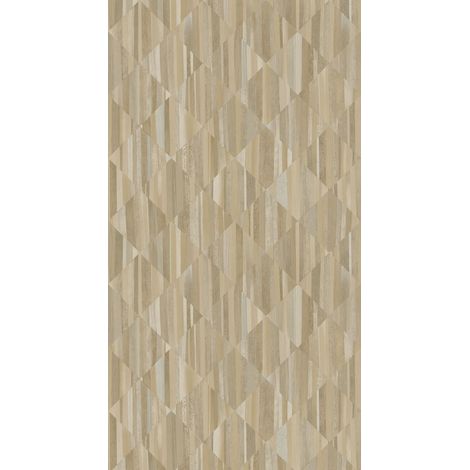 papier peint panoramique imitation bois en 3D beige  - Origin Wallcoverings (1/5)