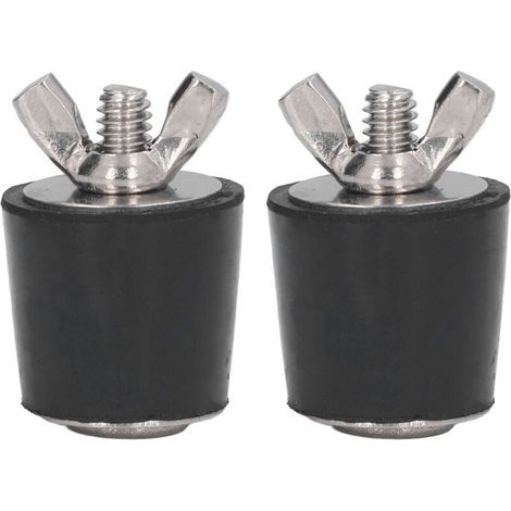 Bouchons d’hivernage pour piscine – 2 pièces en caoutchouc souple, diamètre 25 mm, étanchéité renforcée (1/5)