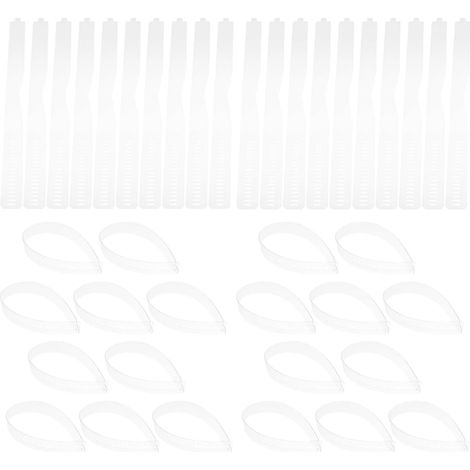 Collar Support 60 Transparent PVC Strips 47X3 5 CM for
