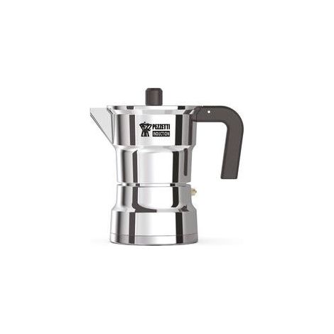 Pezzetti Caffettiera a Induzione Solidexpress 1655NEW Cromo Lucido