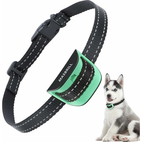 Anti Barking for Small Medium Large Dogs, 7 Sensitivity Levels and 2 Vibration/Sound Modes Automatic Harmless Training Aid, Adjustable Collar (1/5)