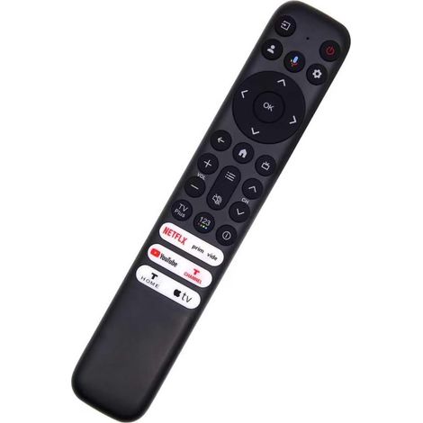Remplacement Telecommande TCL Smart TV 4K UHD QLED – Aucun réglage requis – sans Fonction vocale (1/5)