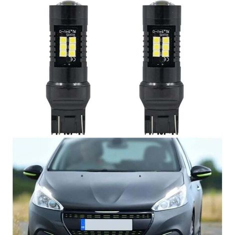 Enowelir 7443 7444NA Ampoule W21/5W Ampoules LED Utilisé Pour Feux de Recul Feu Arrière Phares Antibrouillard DRL Feux de Jours Ampoules de Stop Pour Voiture et moto Blanc 2PCS (1/5)