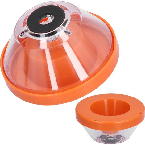 Collecteur de poussière de perceuse électrique antichoc antidérapant pratique et durable, orange (1/5)