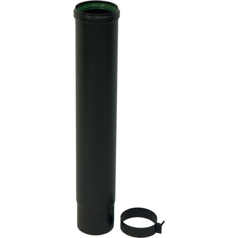 Conduit émaillé noir mat D80+BAGUE TOLERIE EMAILLERIE NANTAISE 348549