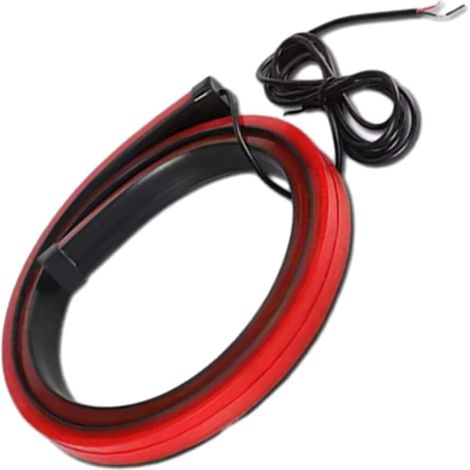 Troisième feu stop LED, bandeau lumineux arrière surélevé, 2 modes d'éclairage, 12 V, PVC, lumière rouge, compatible avec de nombreux modèles de voitures, 90 cm / 35,4 pouces (1/5)