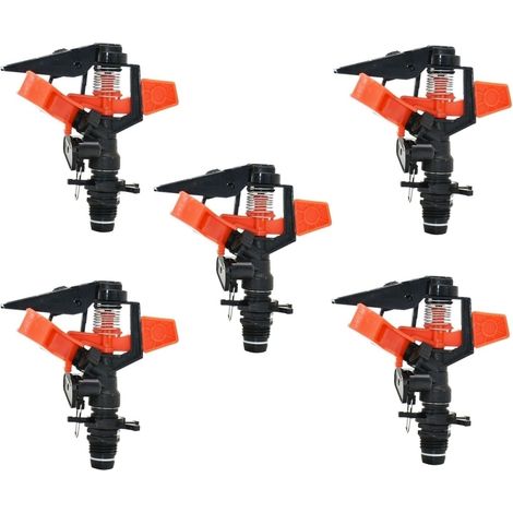 Aspersor Rotativo 6001M-C Riego Eficiente y Duradero para Agricultura y Jardinería, Alcance 8 a 13 m.Pack 5 unidades. Oferta exclusiva (1/5)