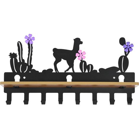 Porte-manteau mural pour le rangement dans le couloir, pour suspendre les serviettes de bain, etc. (1/5)
