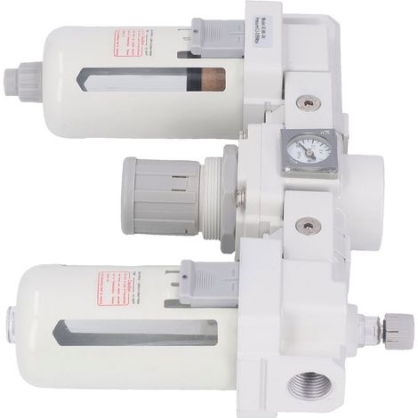 G1/2 Wasserabscheider, Druckluftfilterregler mit Manometer, Luftquellenprozessor, industrielles pneumatisches Zubehör. (1/5)