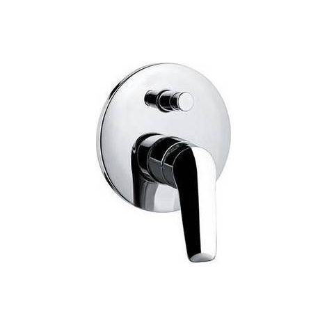 MONOCOMANDO INCASSO DOCCIA CON DEVIATORE LINEA ESSENZA Misura: Cromo