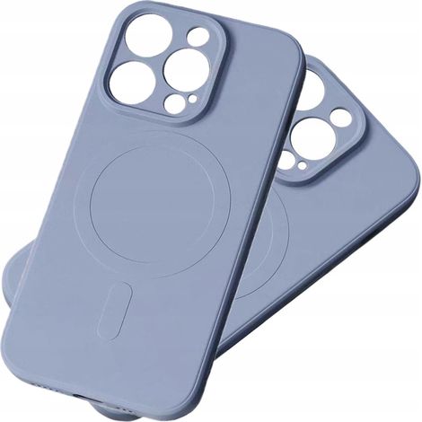 Custodia in silicone MagSafe per iPhone 15 - Grigio (1/5)