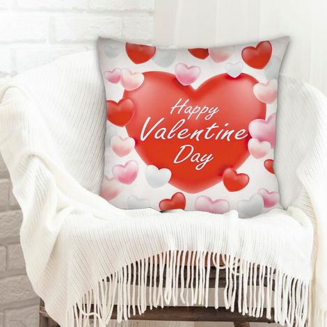 Housse de coussin carréerésistant aux tachespour anniversaire de mariage la saint-valentin (1/5)