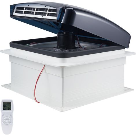 VEVOR Ventilatore di Sfiato per Camper da 35,6 cm 12 V Potente Ventilatore Reversibile a 10 Velocita con Copertura Antipioggia Integrata, Coperchio Superiore Elettrico, Pala del Ventilatore da 30,5 cm
